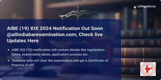 AIBE (19) XIX 2024 Notification Out Soon @allindiabarexamination.com, Check live Updates Here